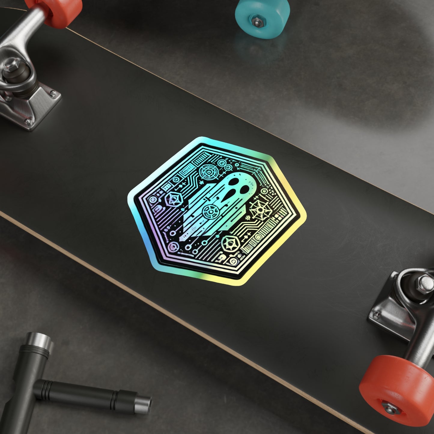 The Ghosts | Custom Holographic Sticker #1