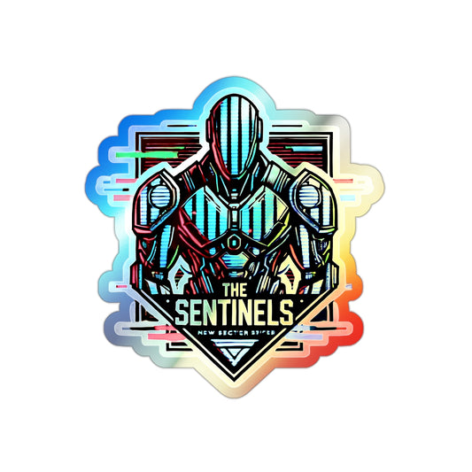 The Sentinels | Custom Holographic Sticker #3