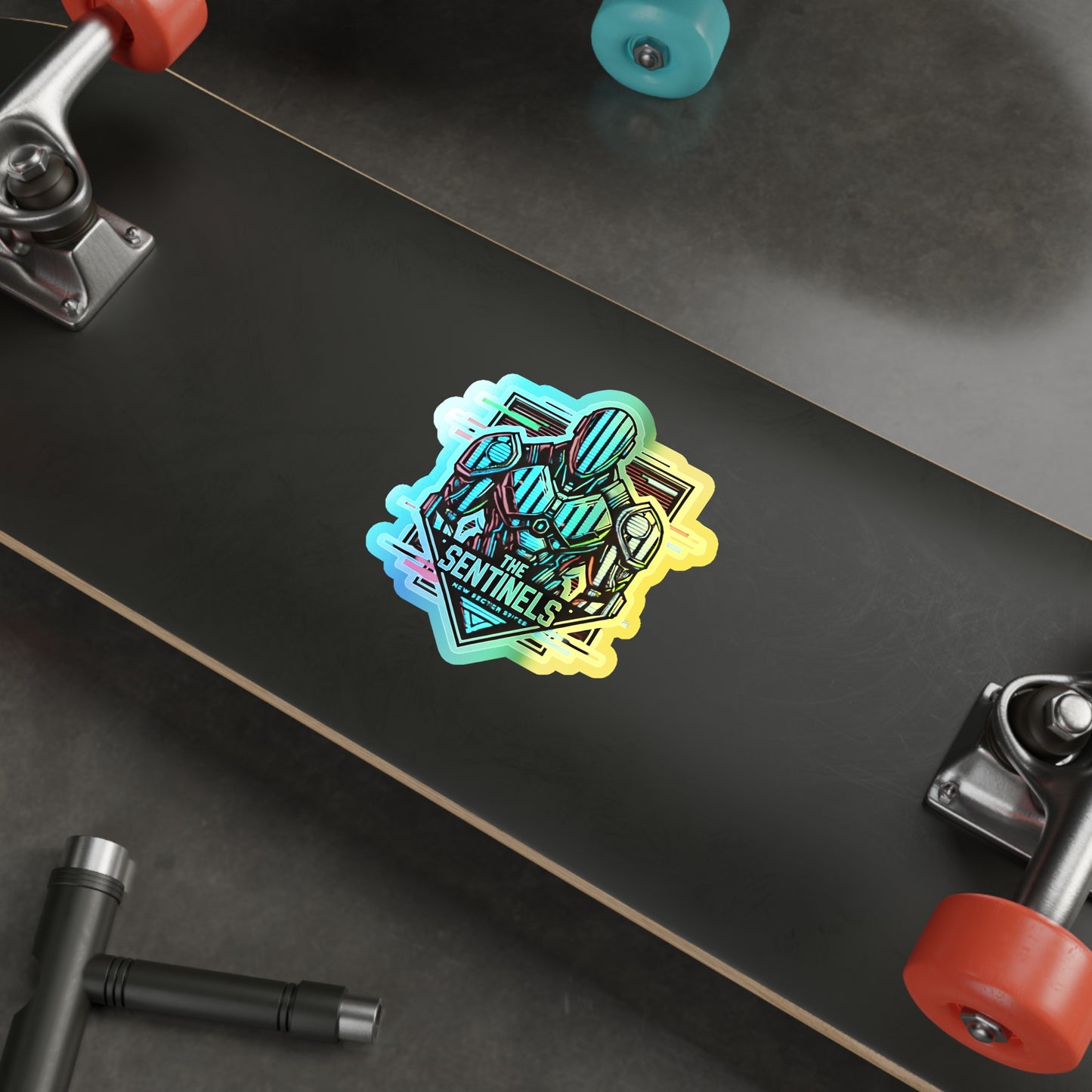 The Sentinels | Custom Holographic Sticker #3