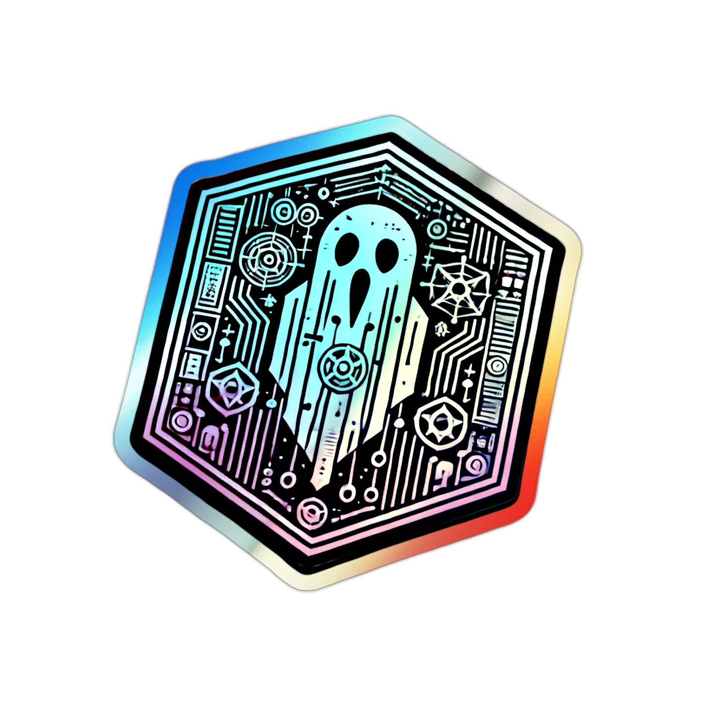 The Ghosts | Custom Holographic Sticker #1