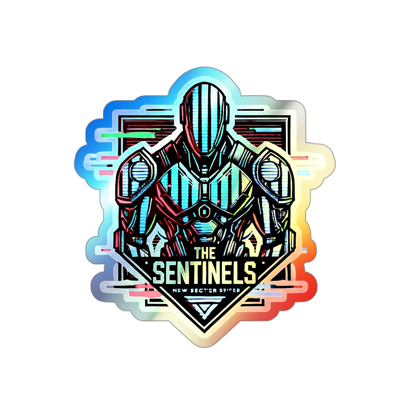 The Sentinels | Custom Holographic Sticker #3