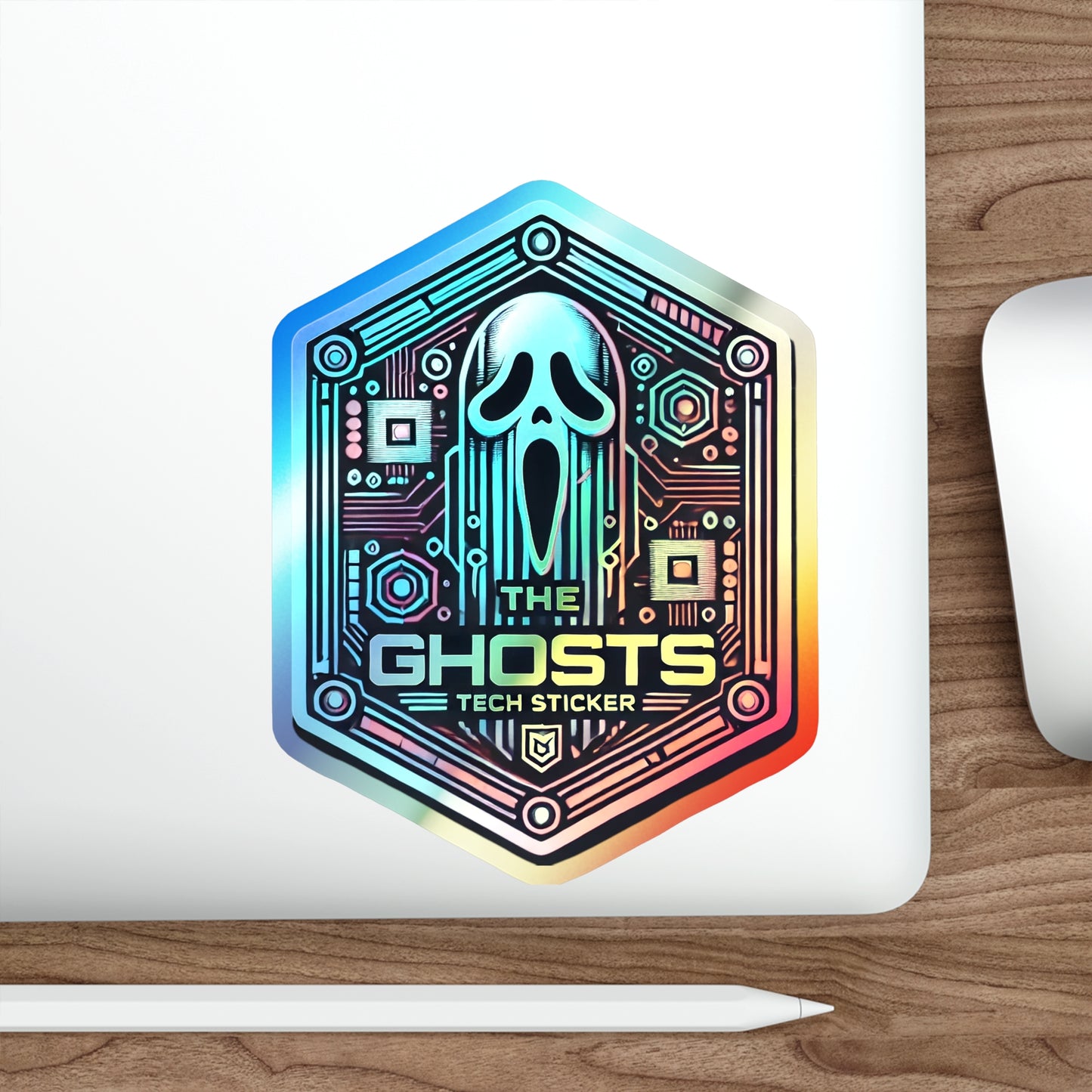 The Ghosts | Custom Holographic Sticker #2