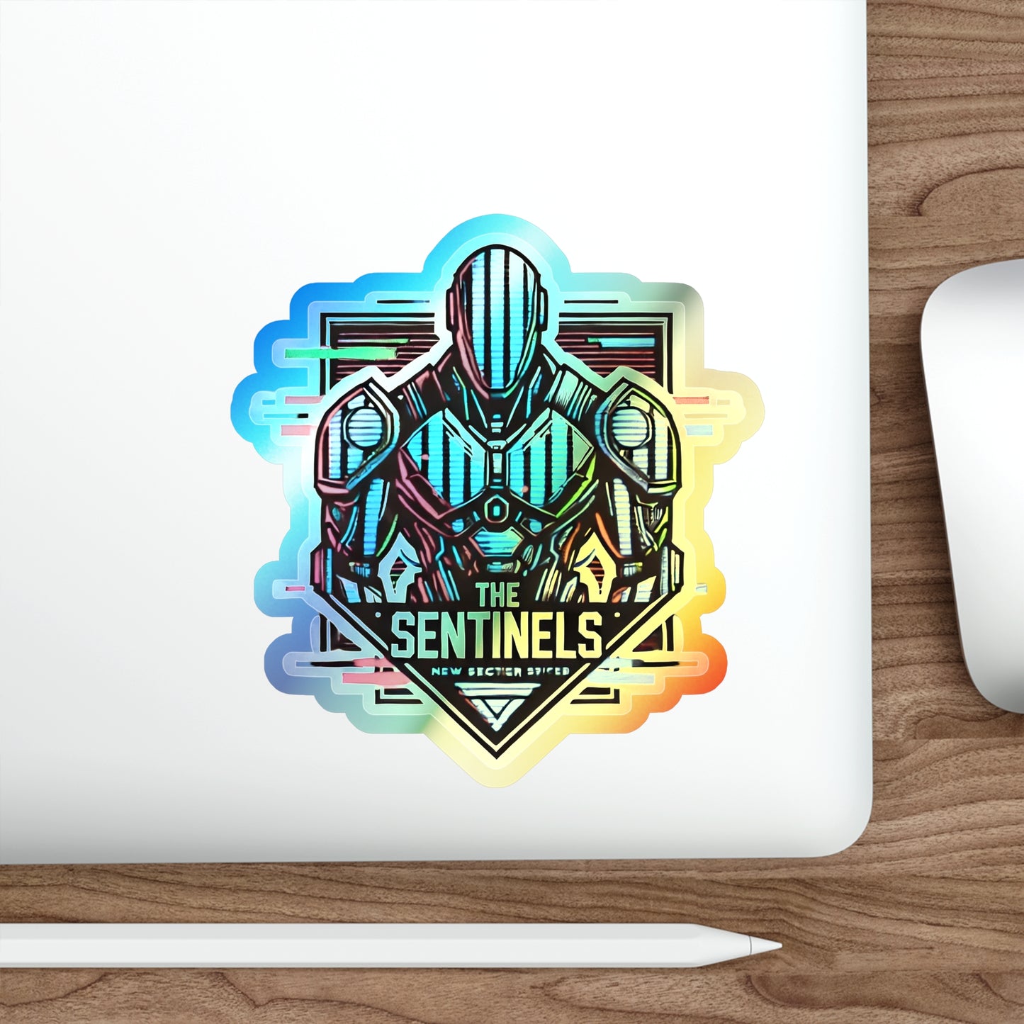 The Sentinels | Custom Holographic Sticker #3