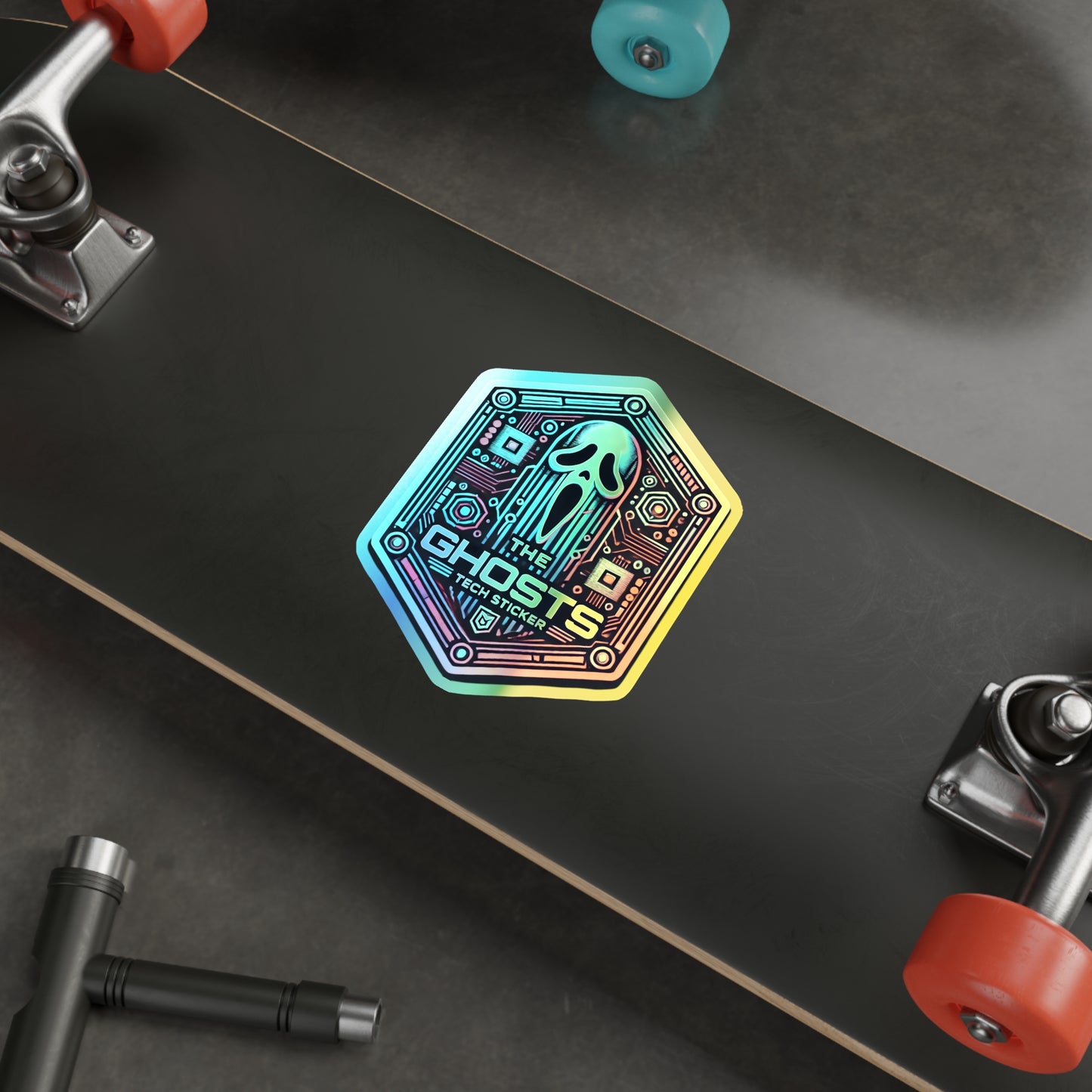 The Ghosts | Custom Holographic Sticker #2