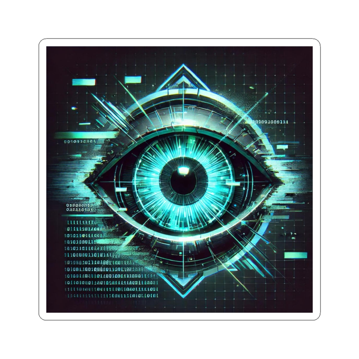 Surveillance Eye Sticker