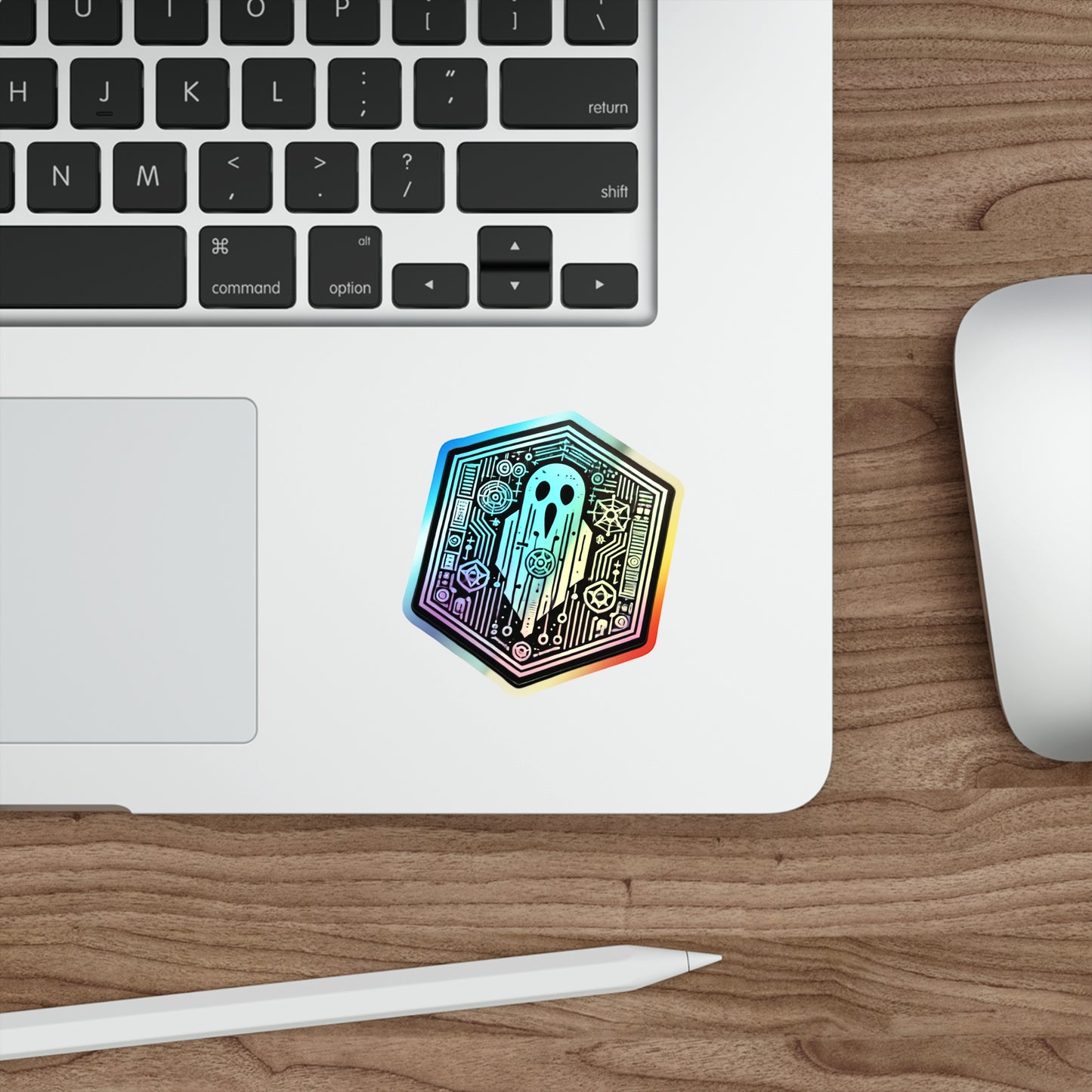 The Ghosts | Custom Holographic Sticker #1