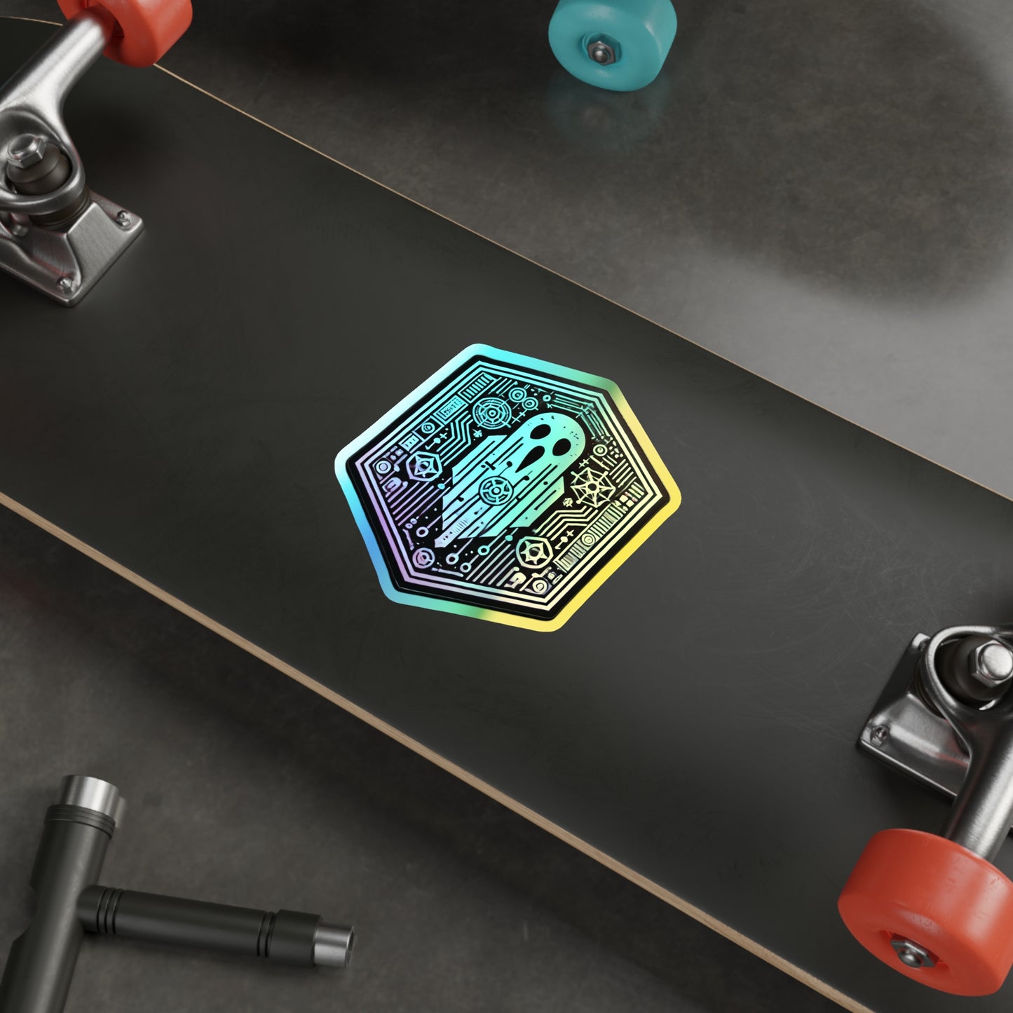 The Ghosts | Custom Holographic Sticker #1