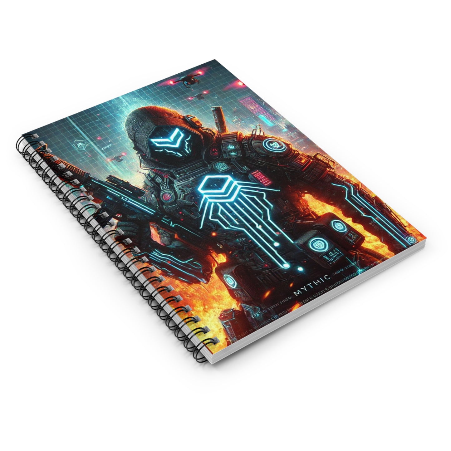 Riot Fighter Spiral Notebook