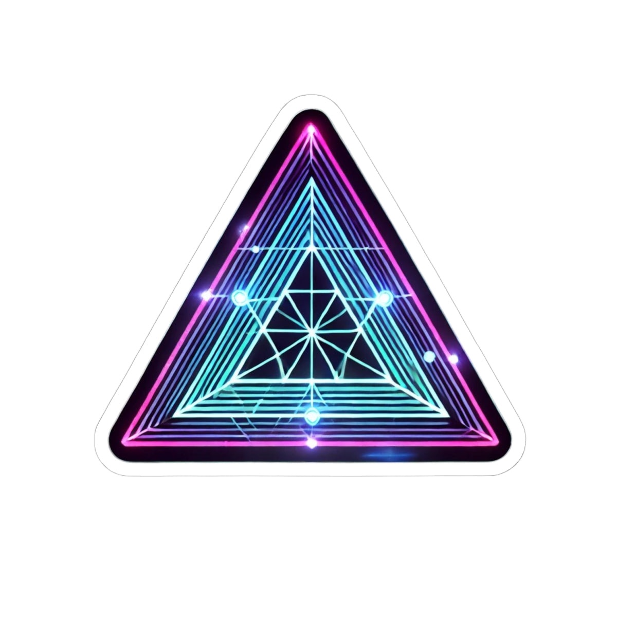 Triangle Cut Sticker