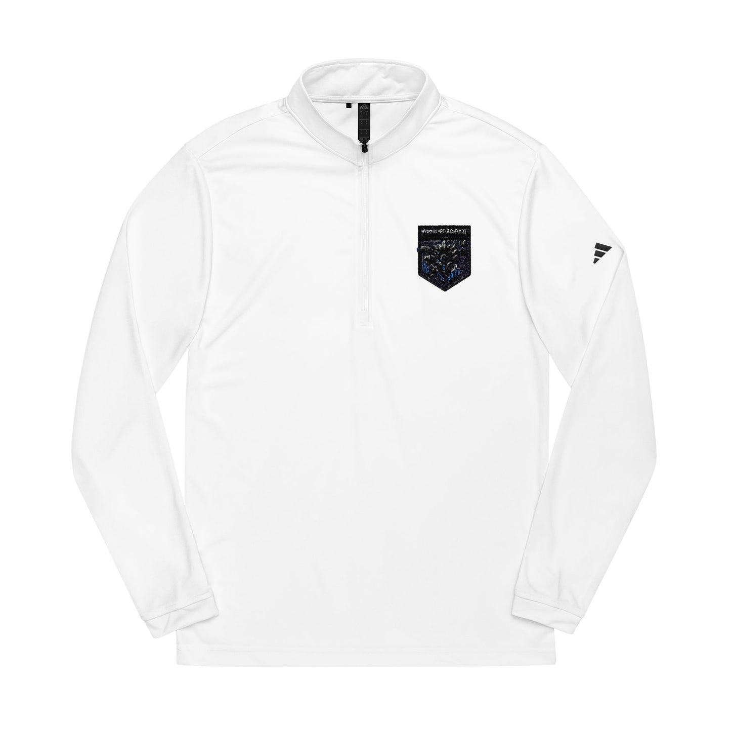 Whispered Riot/Adidas® Quarter-Zip Pullover