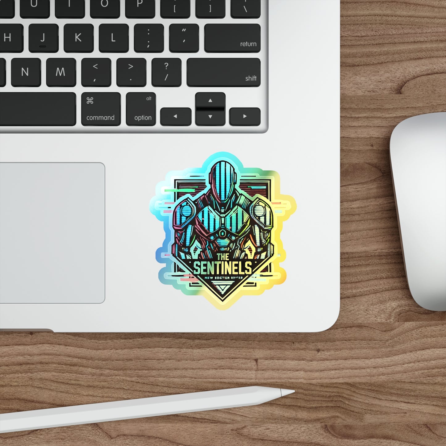 The Sentinels | Custom Holographic Sticker #3