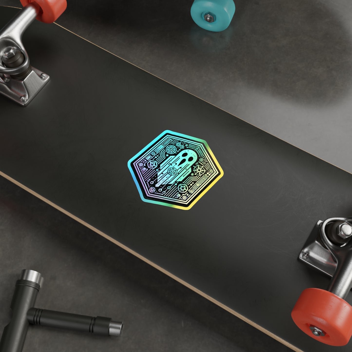 The Ghosts | Custom Holographic Sticker #1