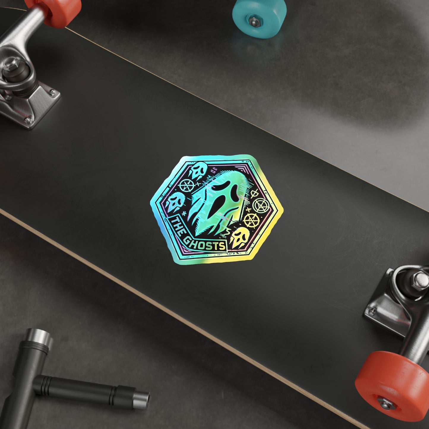 The Ghosts | Custom Holographic Sticker #3