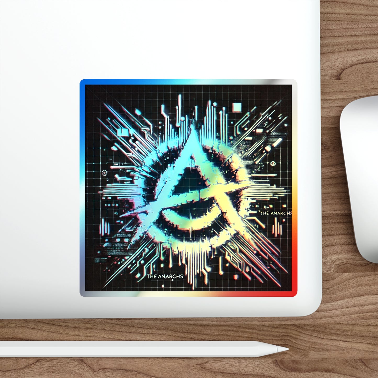 The Anarchs | Custom Holographic Sticker #3