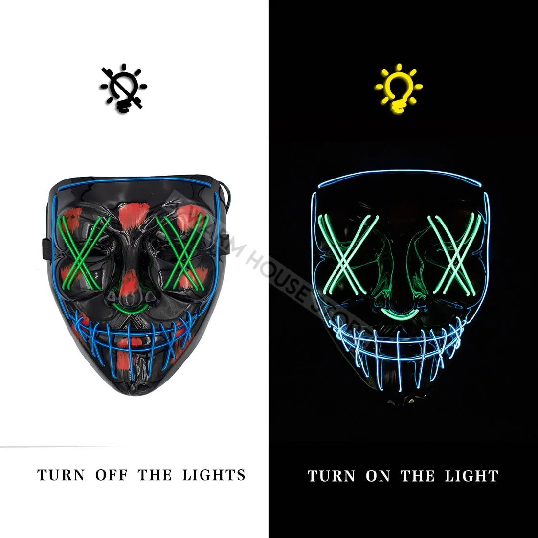 Shadow Phantom LED Mask