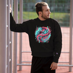 Zero Day Champion Sweatshirt – Cyberpunk Comfort Meets Futuristic Style